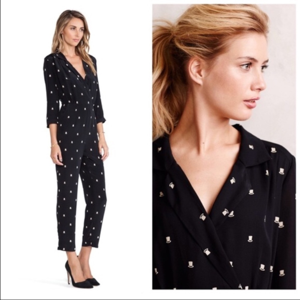 Harlyn Anthropologie Top Hat Lined Jumpsuit - Size XL